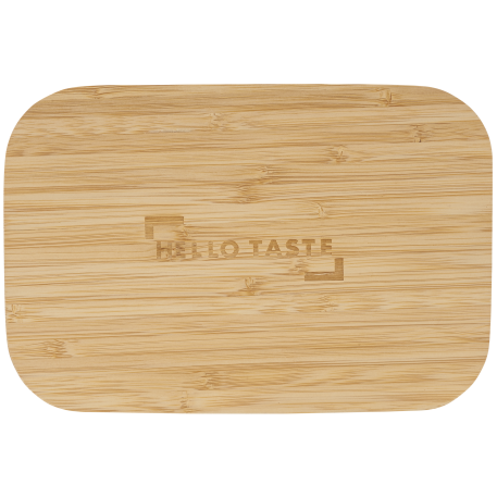 Bamboo Fiber Lunch Box with Cutting Board Lid 57