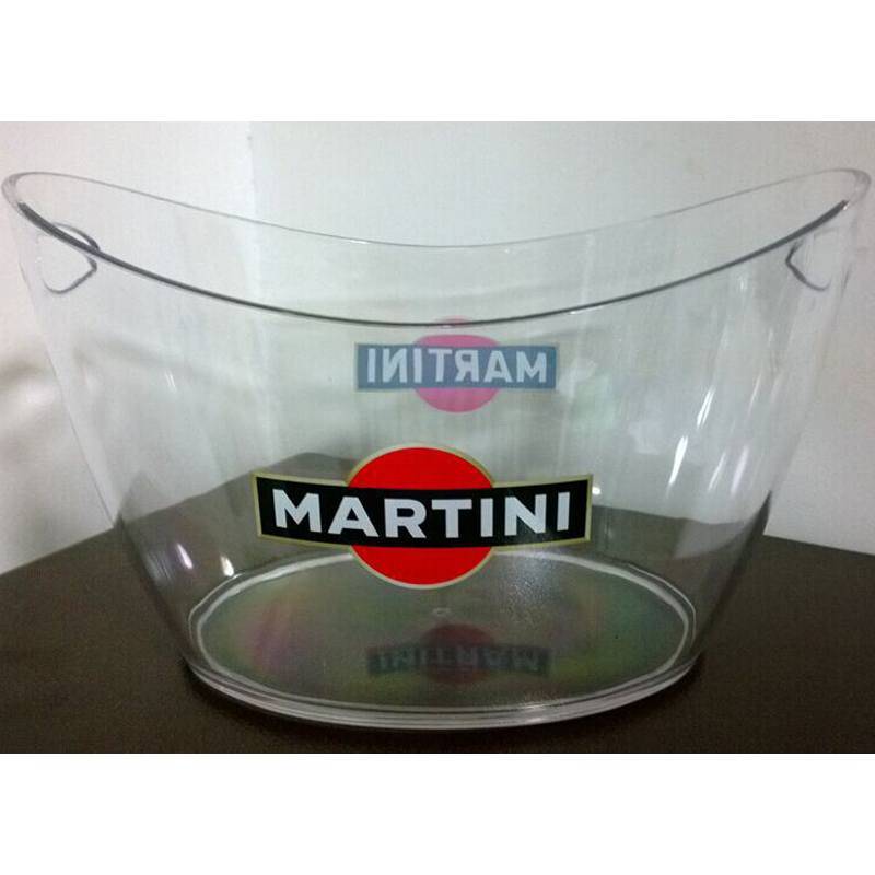 8L Clear Plastic Ice Bucket for Wine Champagne or Beer Bottles 7