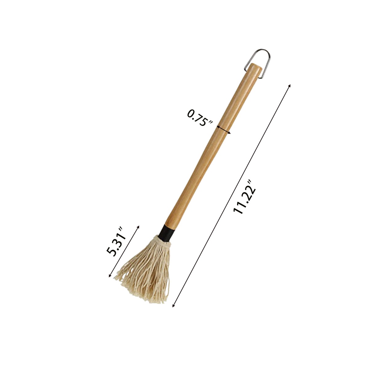 Wooden BBQ Basting Brush 4