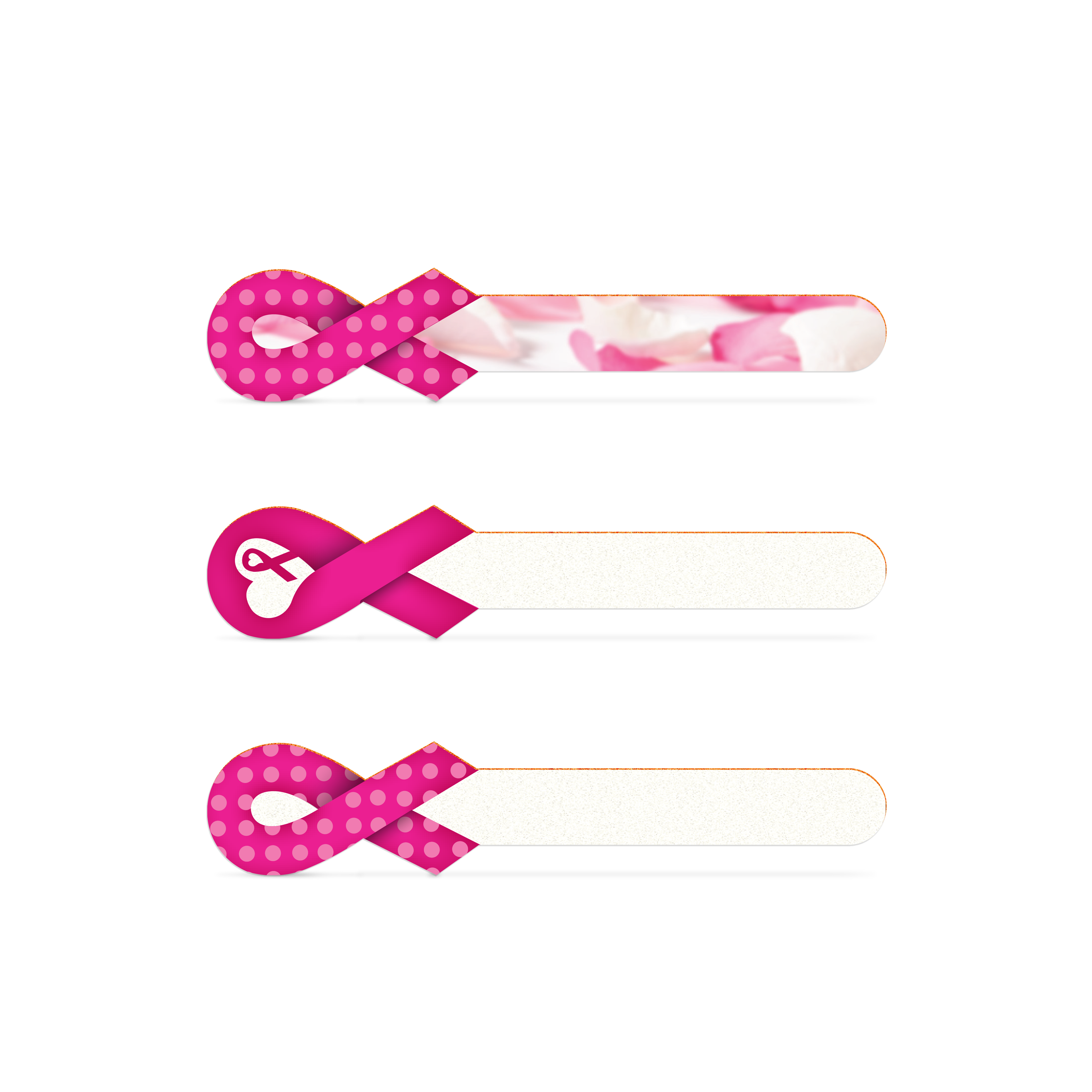 Ribbon Emery Board for Breast Cancer Awareness 22
