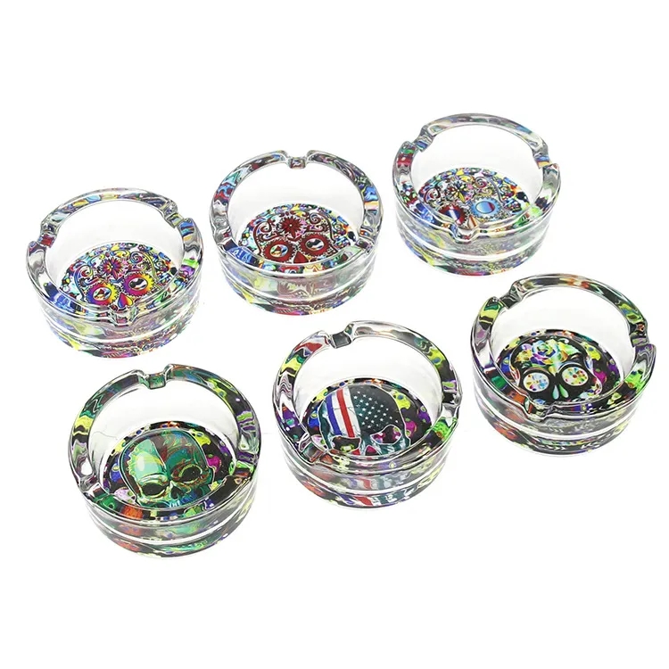 3.5'' Round Glass Ashtray 5