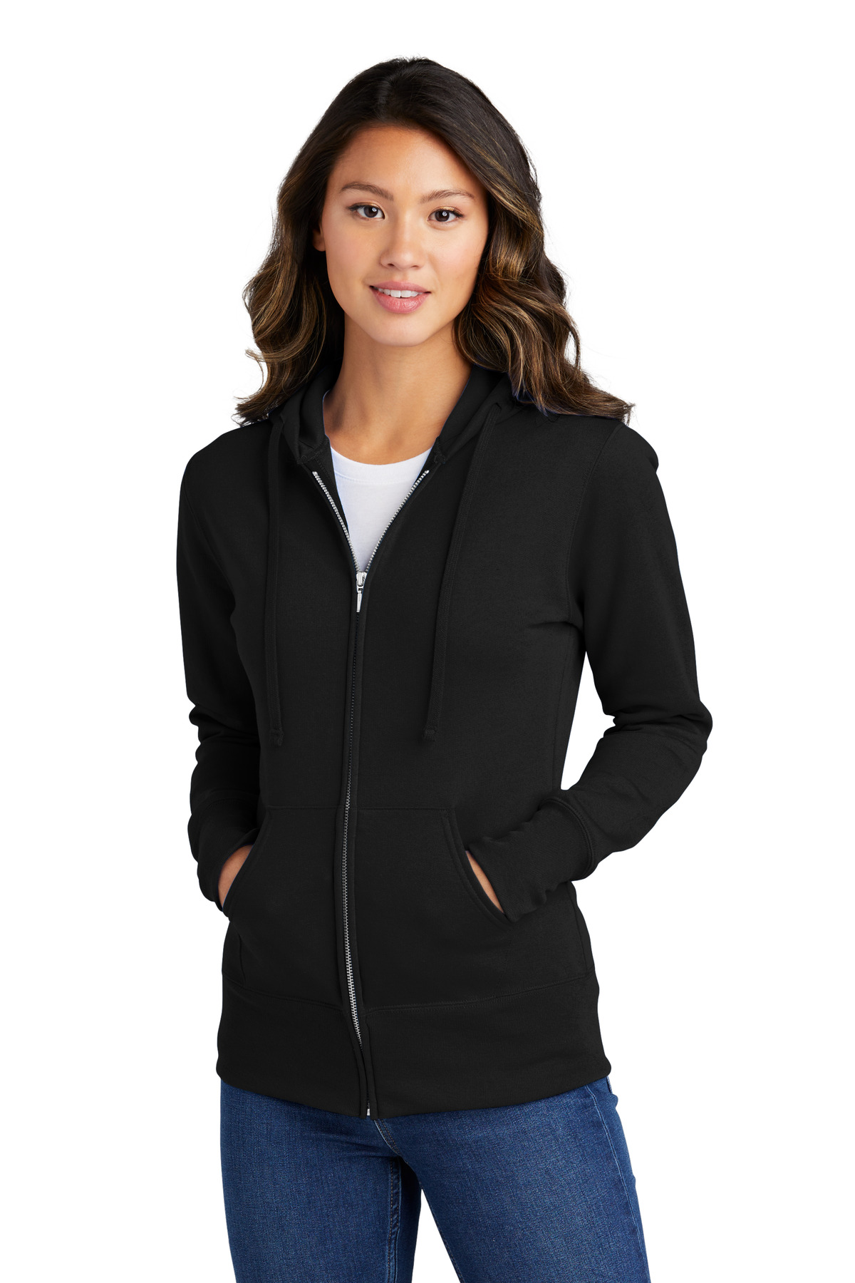 Port & Company® Women's Core Fleece Full-Zip Hooded Sweatshirt 39