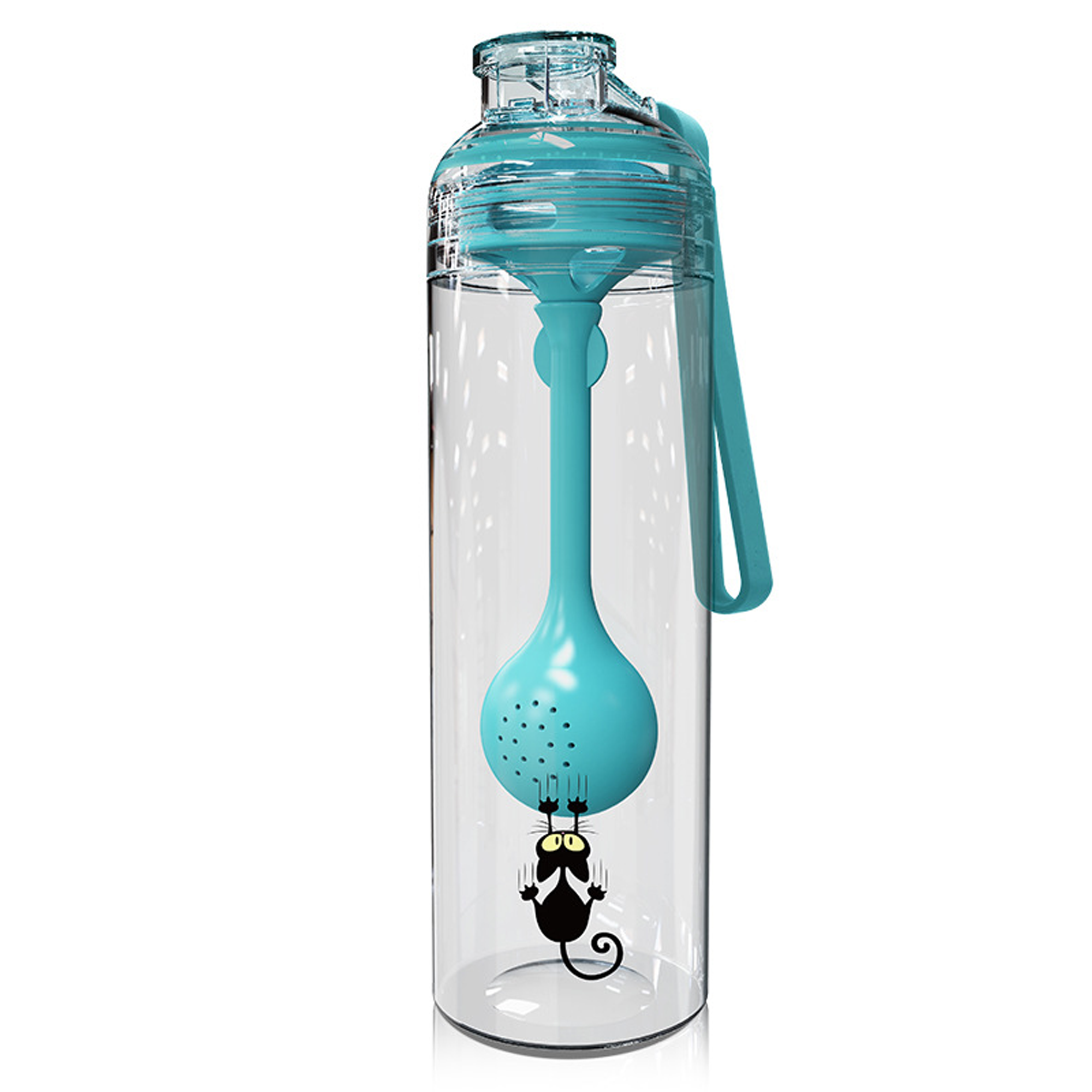 17oz BPA Free Tea Infuser Water Bottle w/ Spoon 5