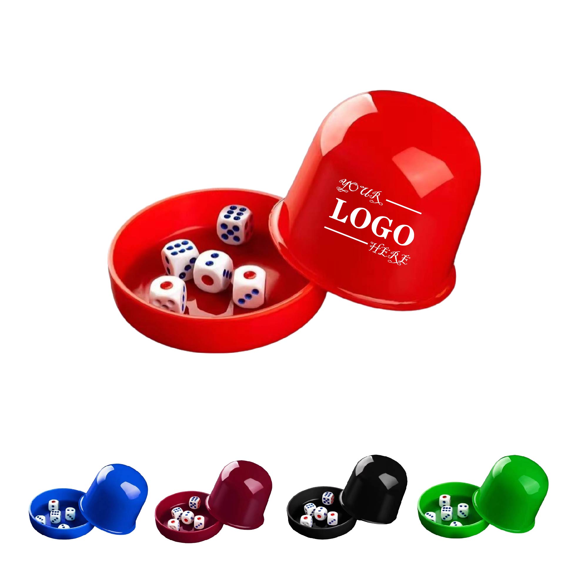 MOQ 10 pcs Table Game Dice Cup Set 2