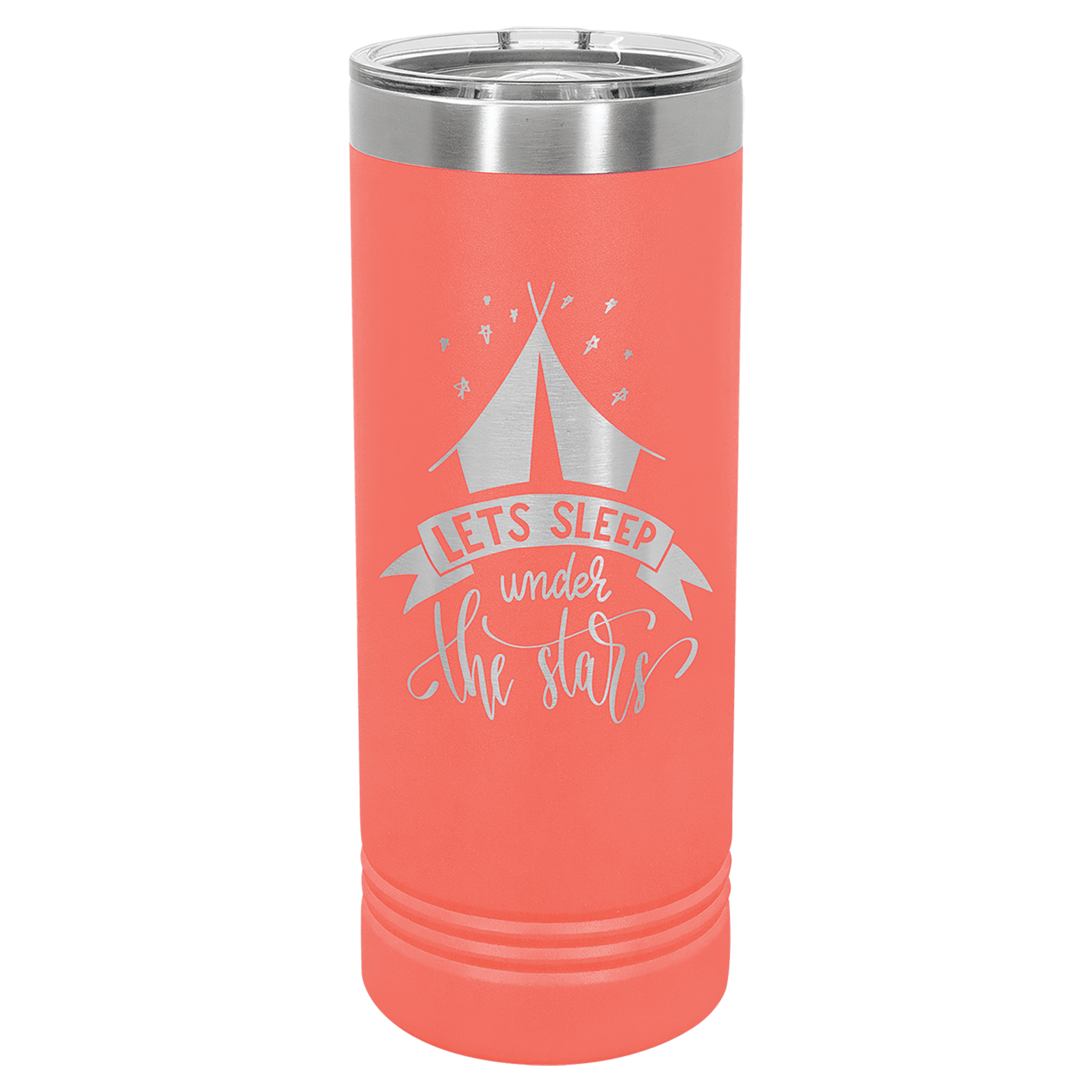 22 Oz. Stainless Steel Skinny Tumbler With Slider Lid 12