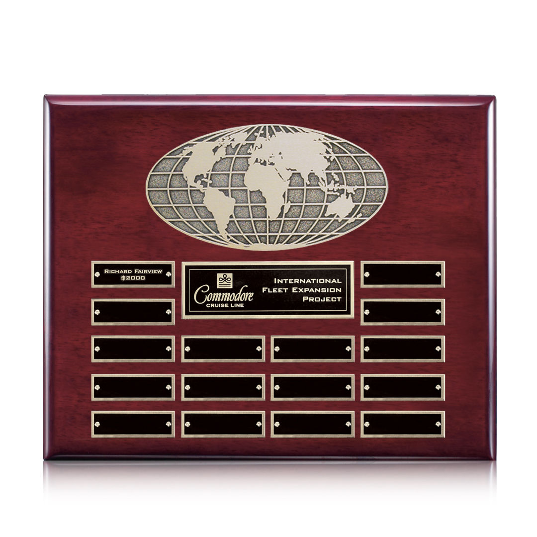World (Horiz) Perpetual - Rosewood Finish 7