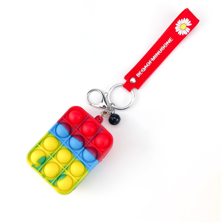 Simple Dimple Fidget Toys Silicone Stress Relief keychain 14