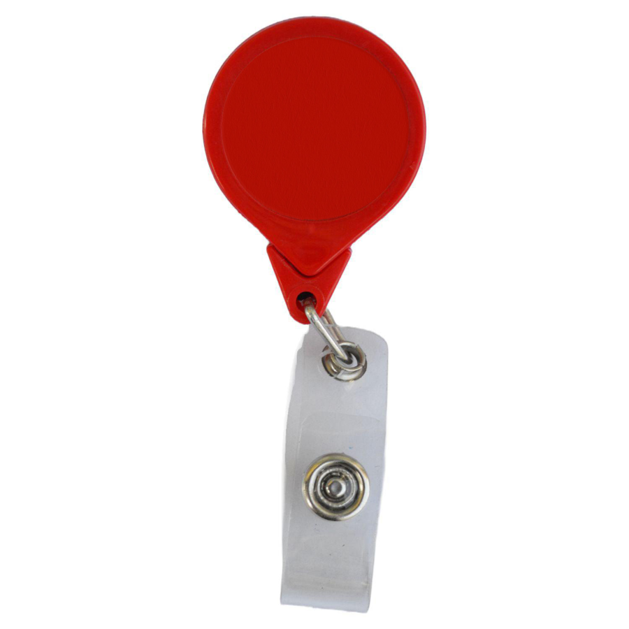 Teardrop Badge Reel w/ Bulldog Clip (No Twist) 6
