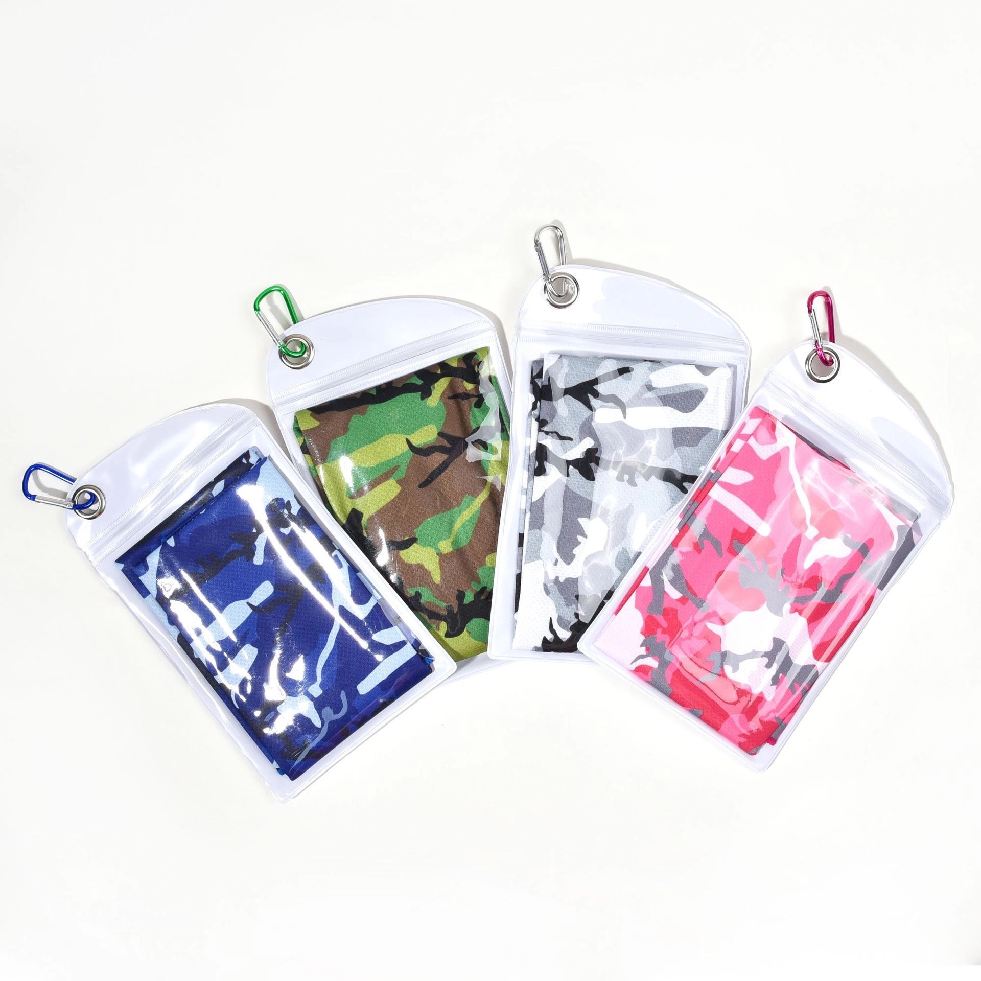 Camouflage Cooling Towel With Zip Pocket, custom towel with logo imprint 2