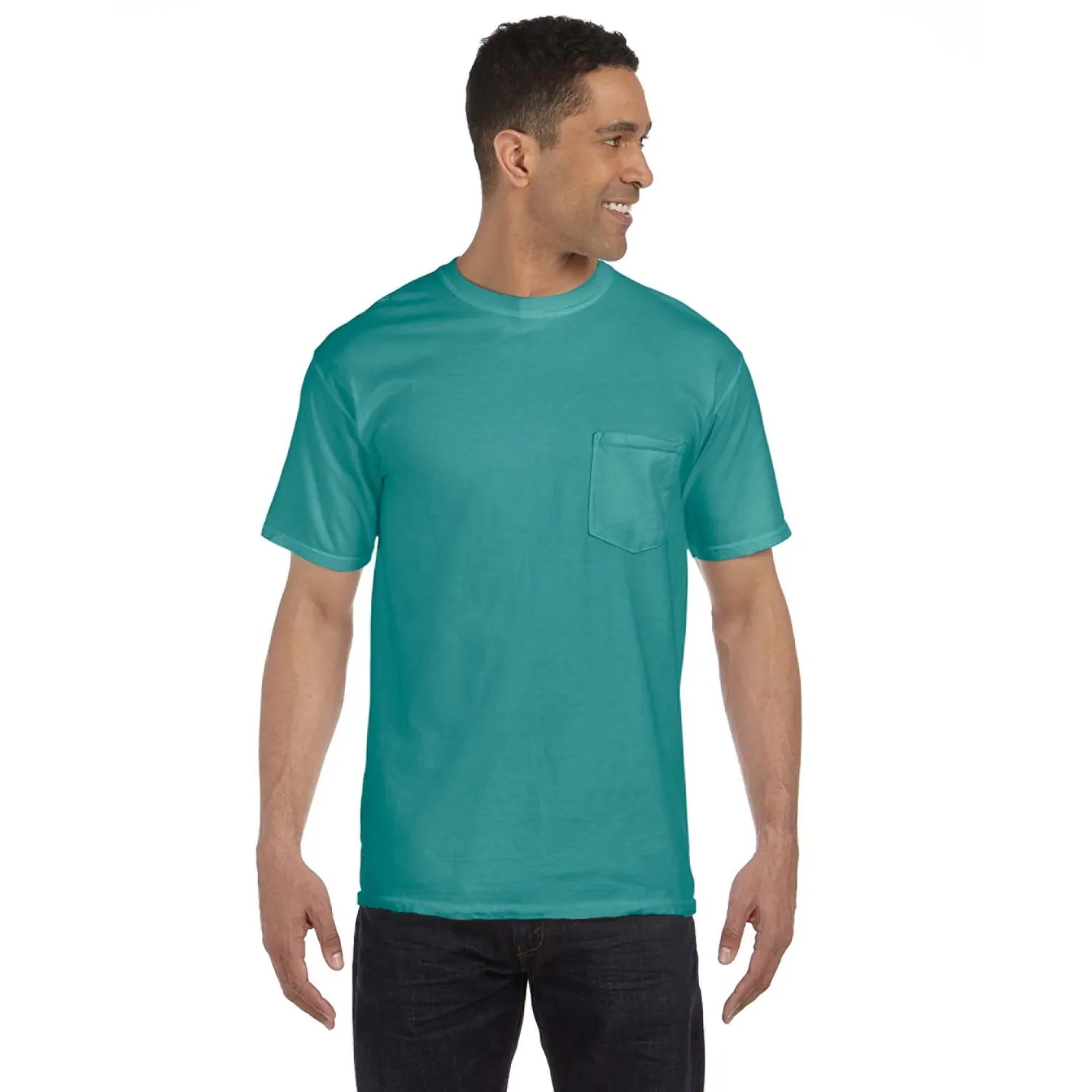 COMFORT COLORS ADULT HEAVYWEIGHT 6.1 OZ. POCKET T-SHIRT 121