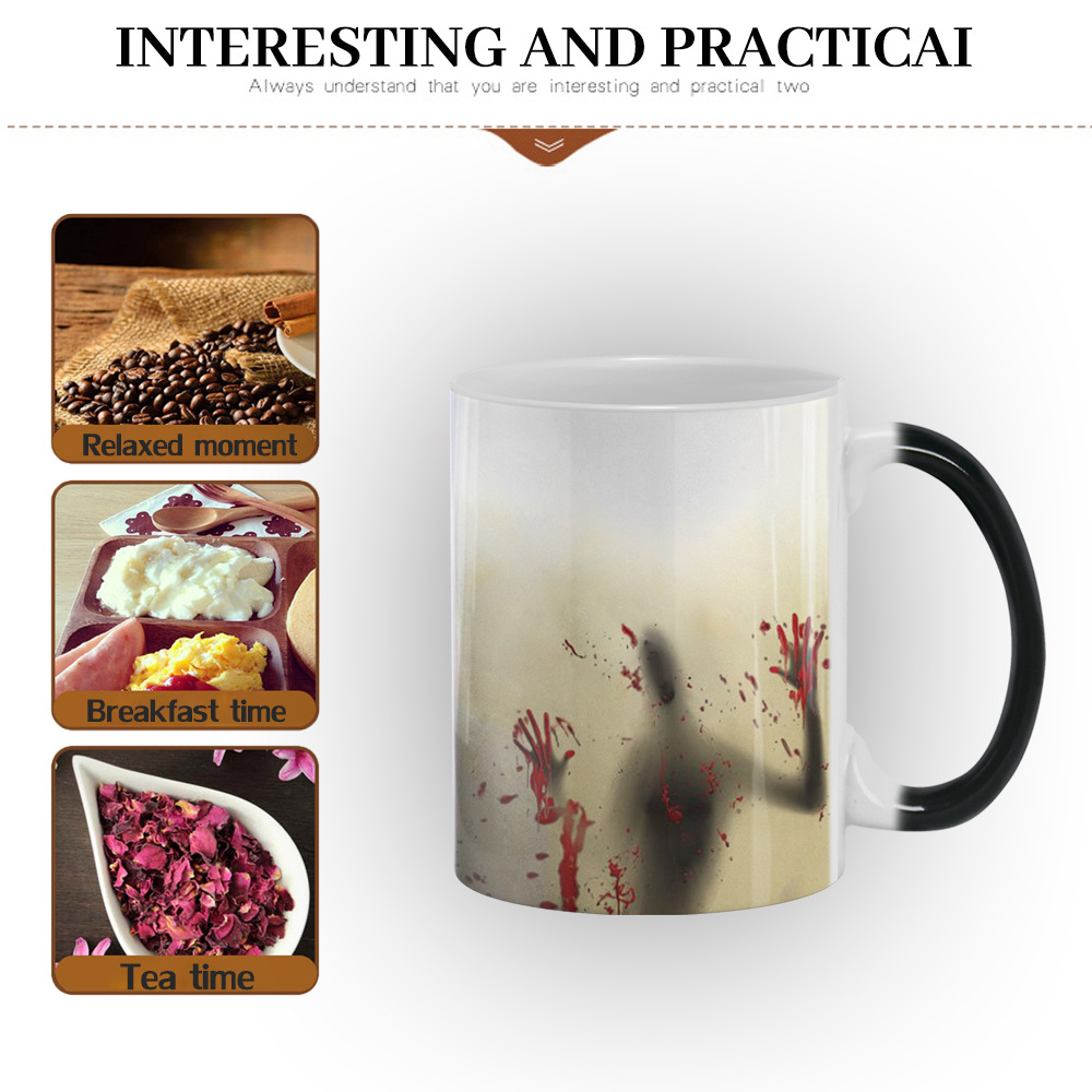 11 oz Promotional Full Color Changing Coffee Mugs 2