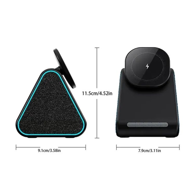 3-in-1 Magnetic Wireless Charger with Bluetooth Speaker 3