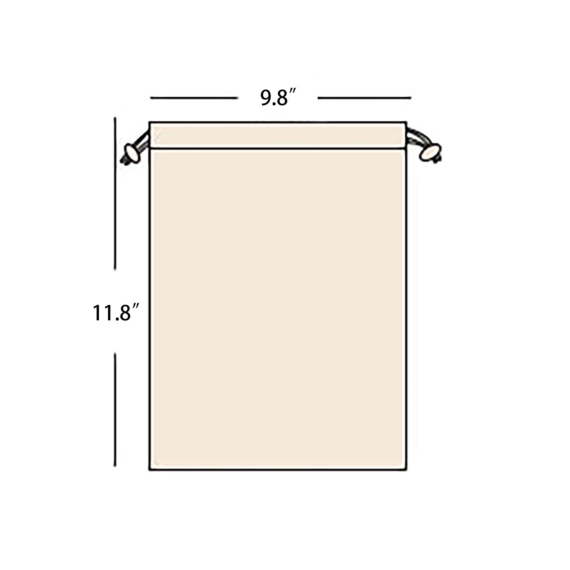 11.8 x 9.8 inch Non-Woven Grocery Drawstring Bag 1