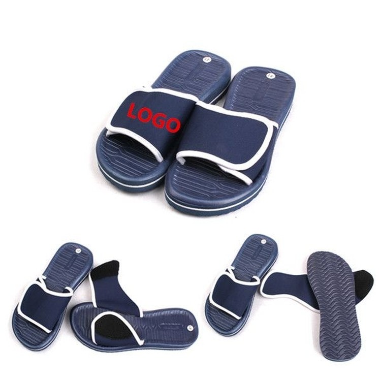 Men's Slippers with EVA Sole and Velcro Strap 2