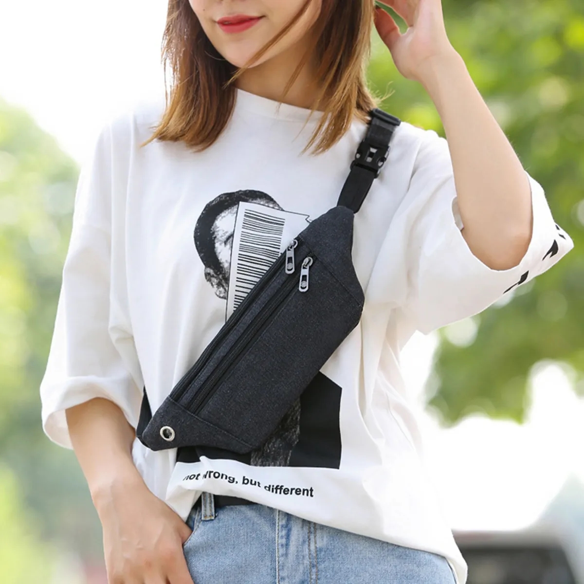 Durable Canvas Sport Fanny Pack Waist Bag 6