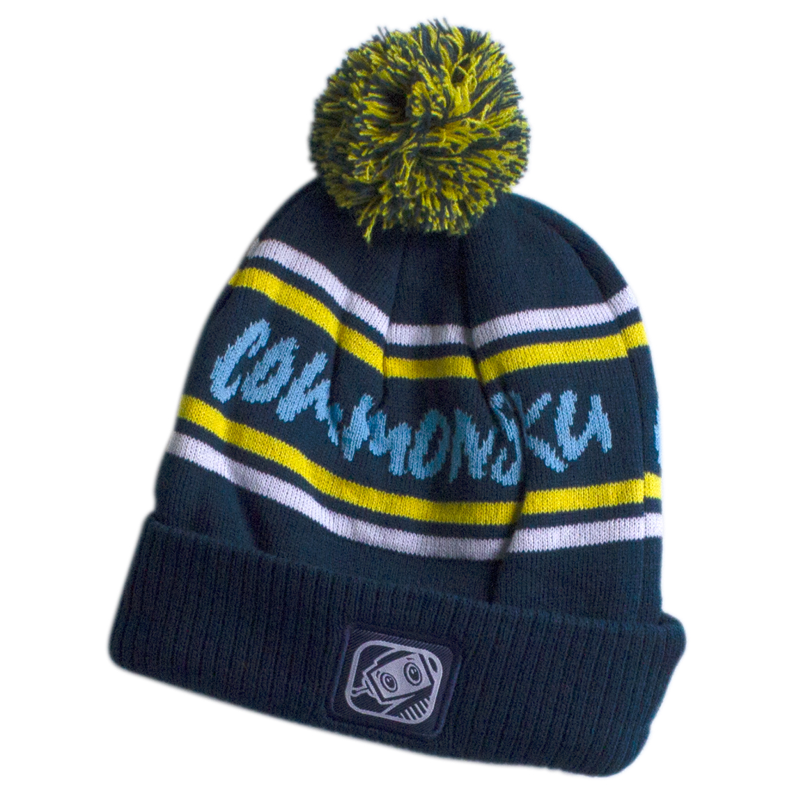 Extra Thick Premium Flip Up Retro Beanie w/ Pom