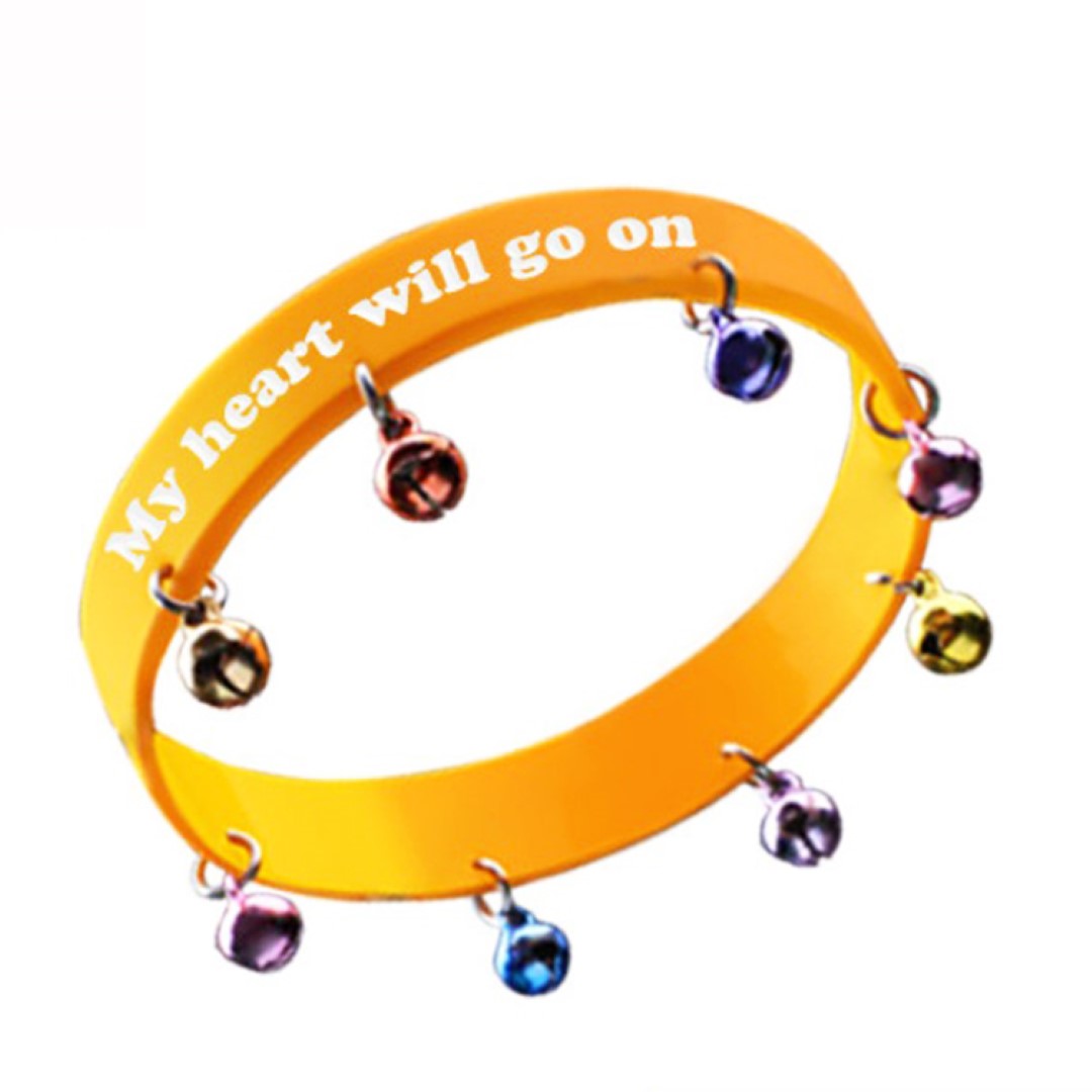 Silicone Bracelet With 8 Bells 1
