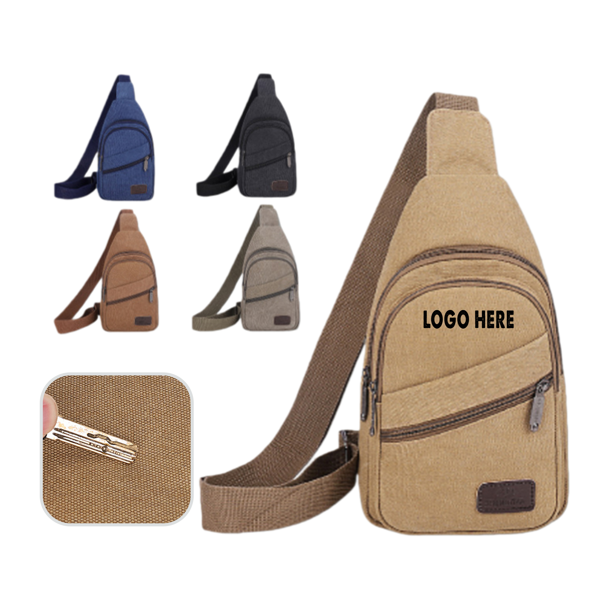 Canvas Crossbody Bag 1