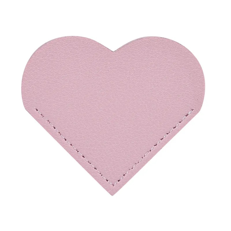 PU Leather Bookmark Heart Shaped 3