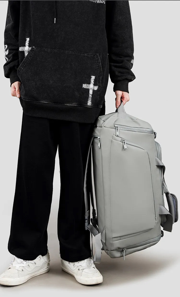 Waterproof Duffel Backpack with Shoe Compartment 3