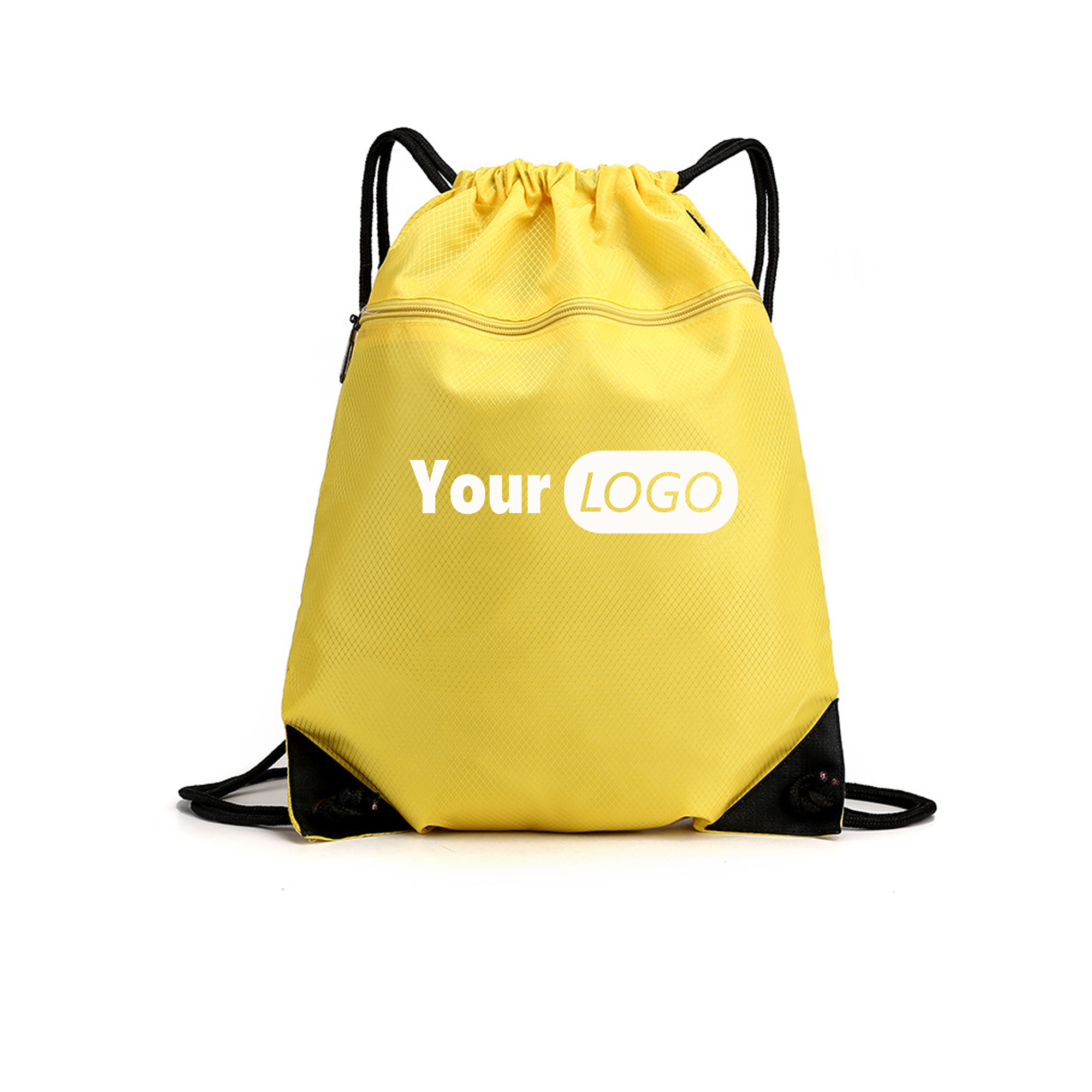 Large Zippered Cinch Pack 14