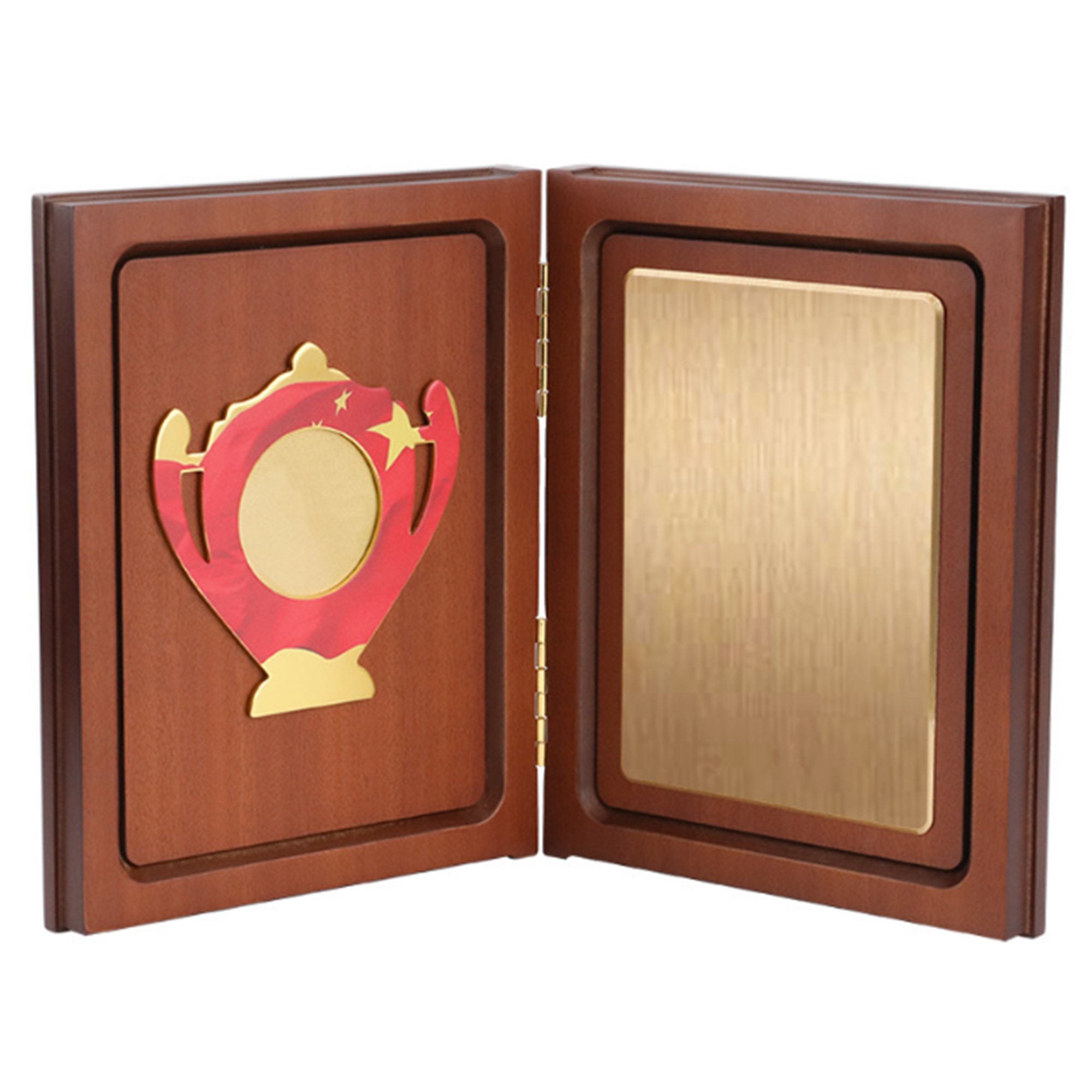 MOQ 3 PCS Exquisite Metal Medal With Wooden Cover 2