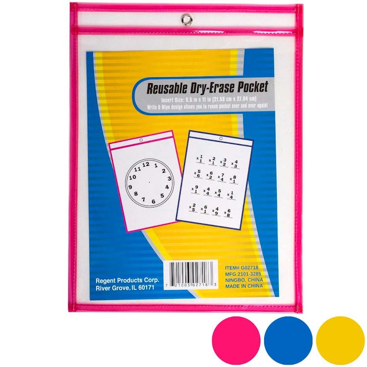 Dry Erase Pocket Inserts 2