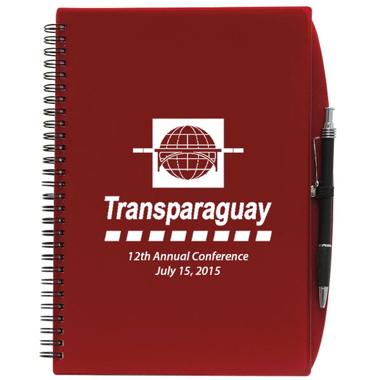 70 Sheet 4"x6" Poly Journal w/ Pen