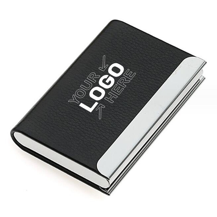 Custom Business Card Holder PU Leather 2