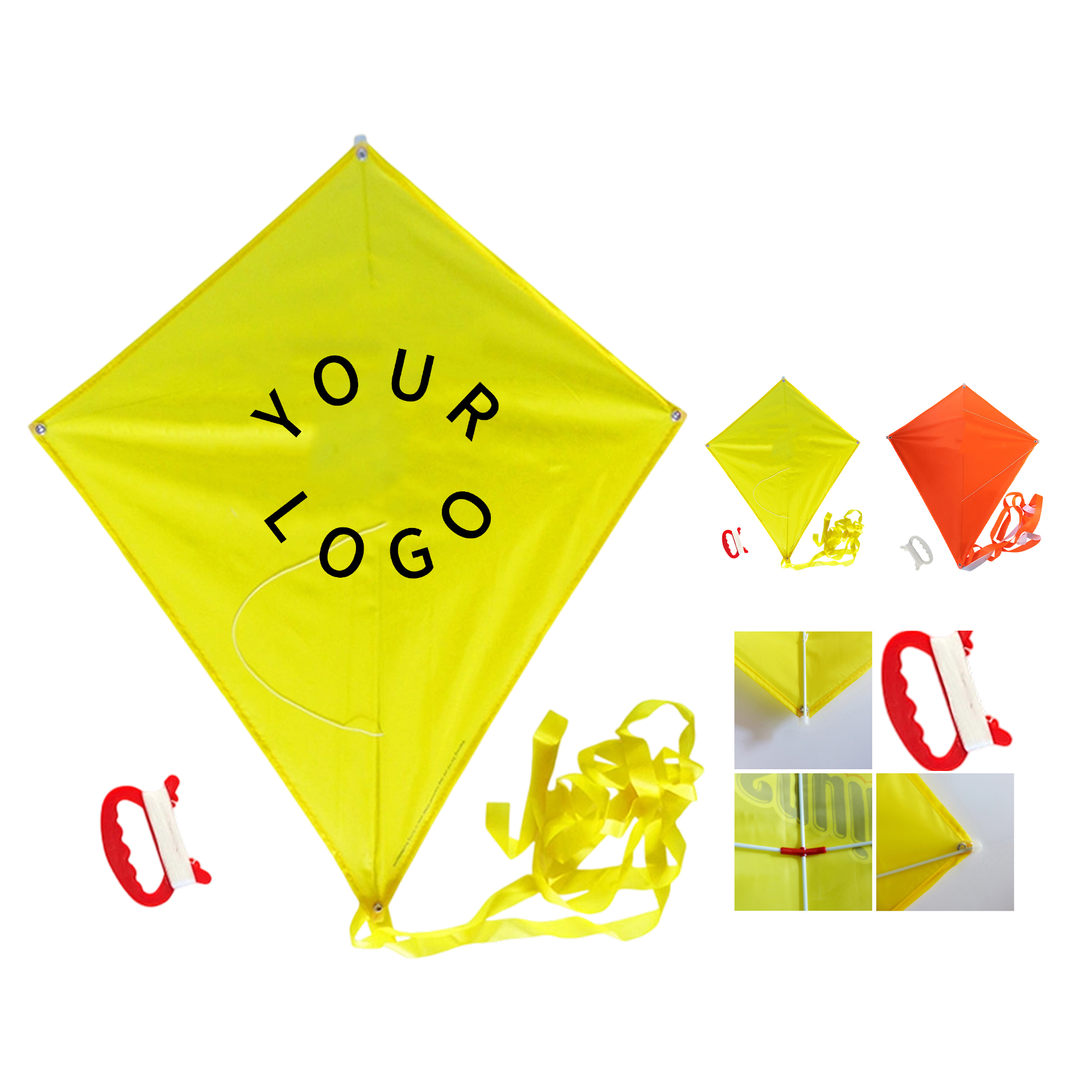 Polyester Diamond Shape Advertising Kite 4