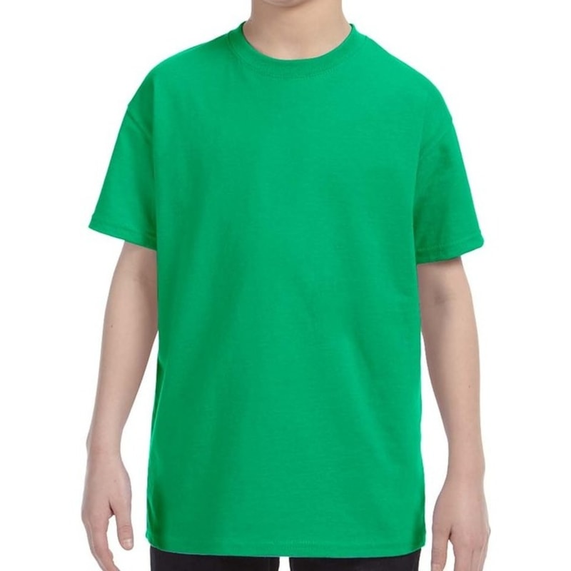 Custom Embroidered Youth Basic Cotton T-Shirts 10