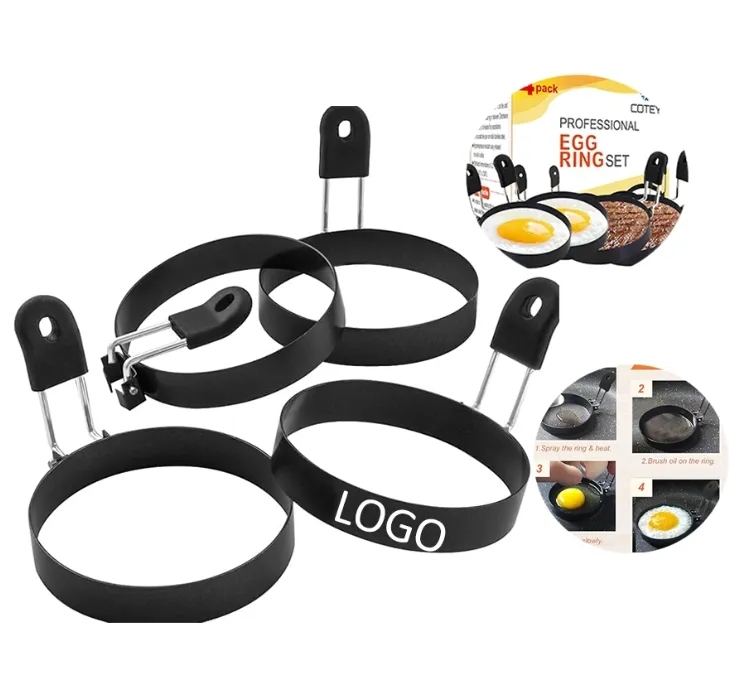 Bulk Stainless Steel Egg Rings for Restaurants, Pancakes, Muffins, Griddle, Commercial 3