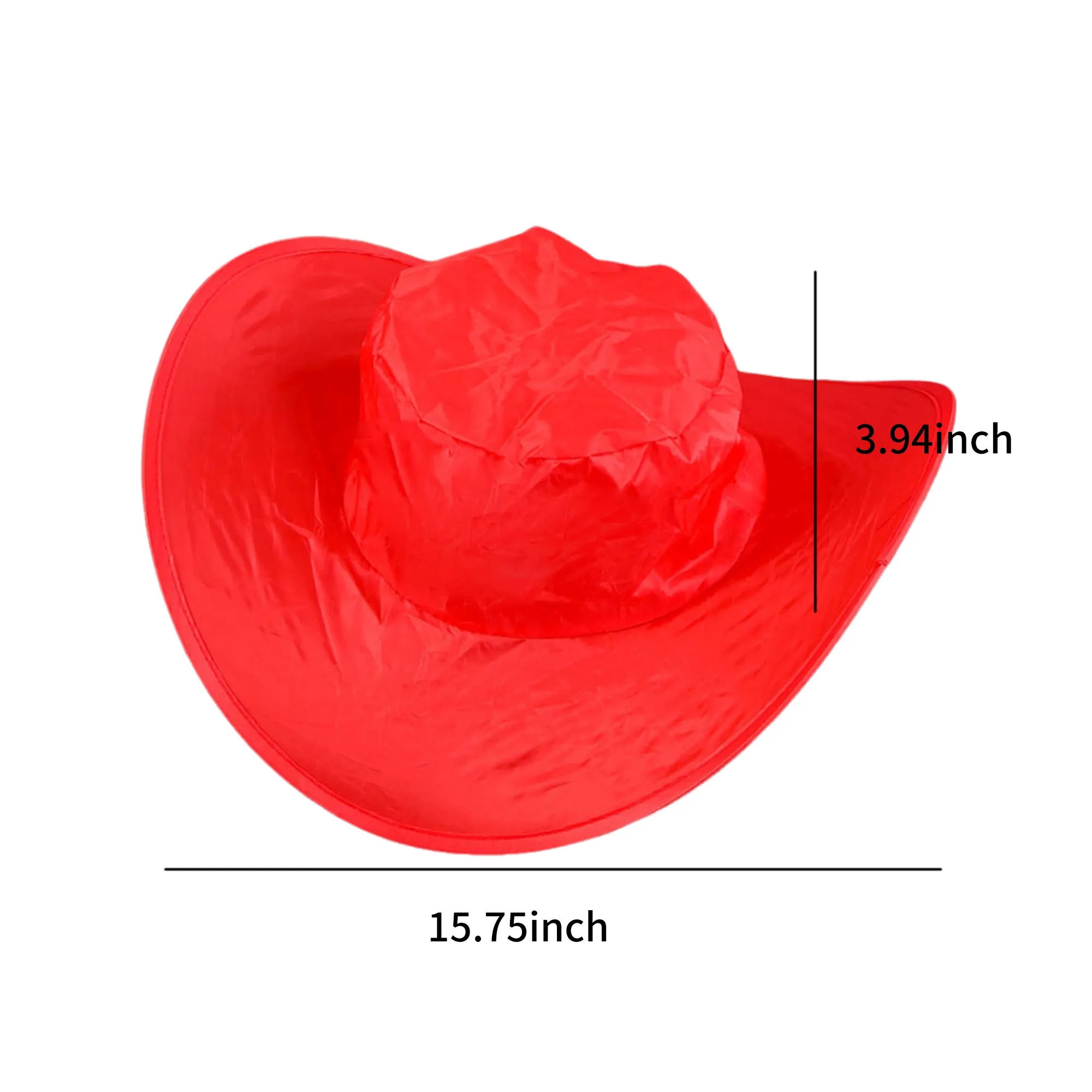 Collapsible Cowboy Hat Polyester 4