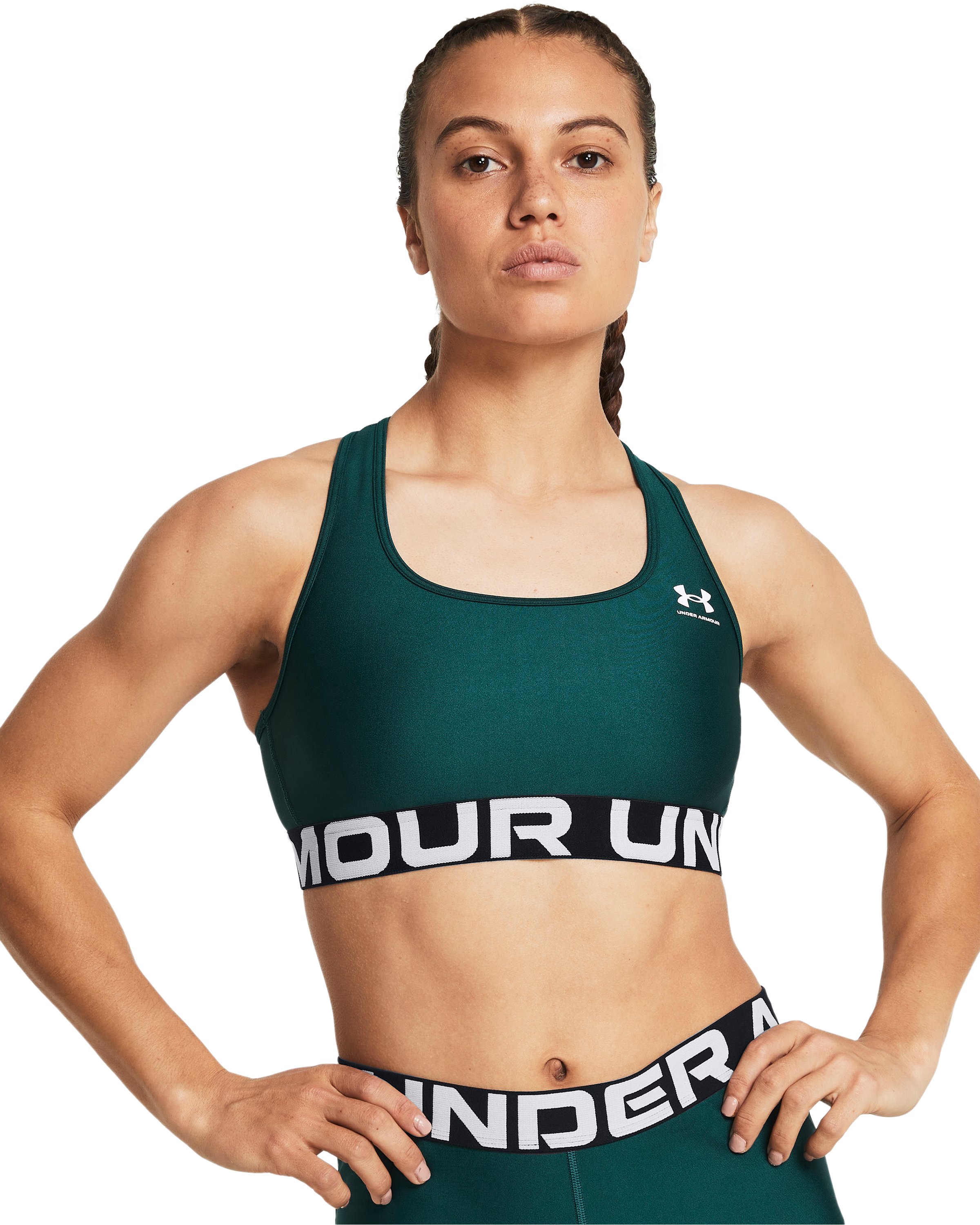 HeatGear Mid Branded Women's Sports Bra 12