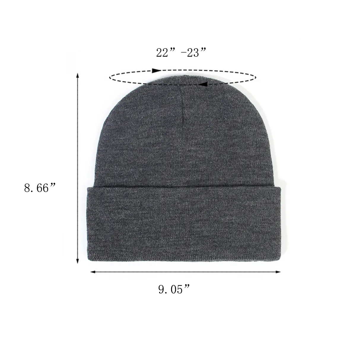 Casual Warm Hat Winter Knitted Beanie 5