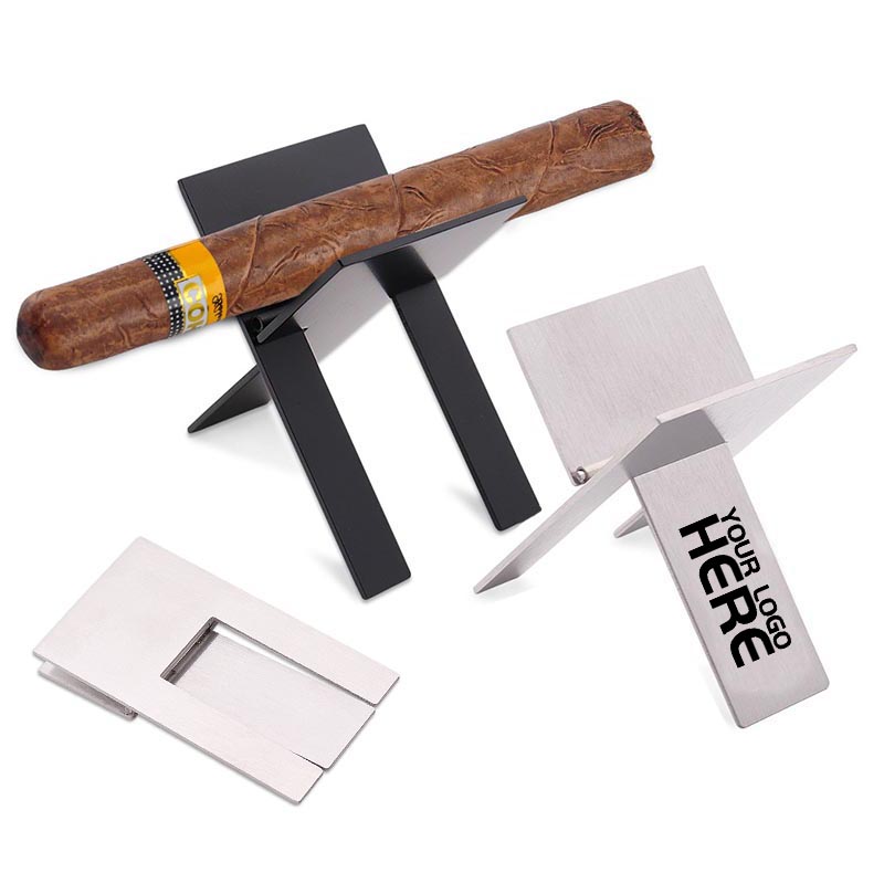 Foldable Cigar Holder With Leather Case 3