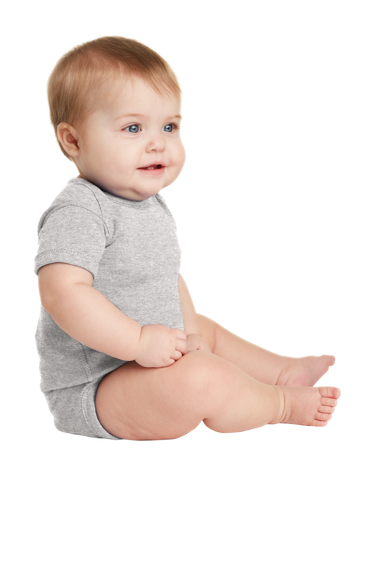 Rabbit Skins Infant Short Sleeve Baby Rib Bodysuit. RS4400 75
