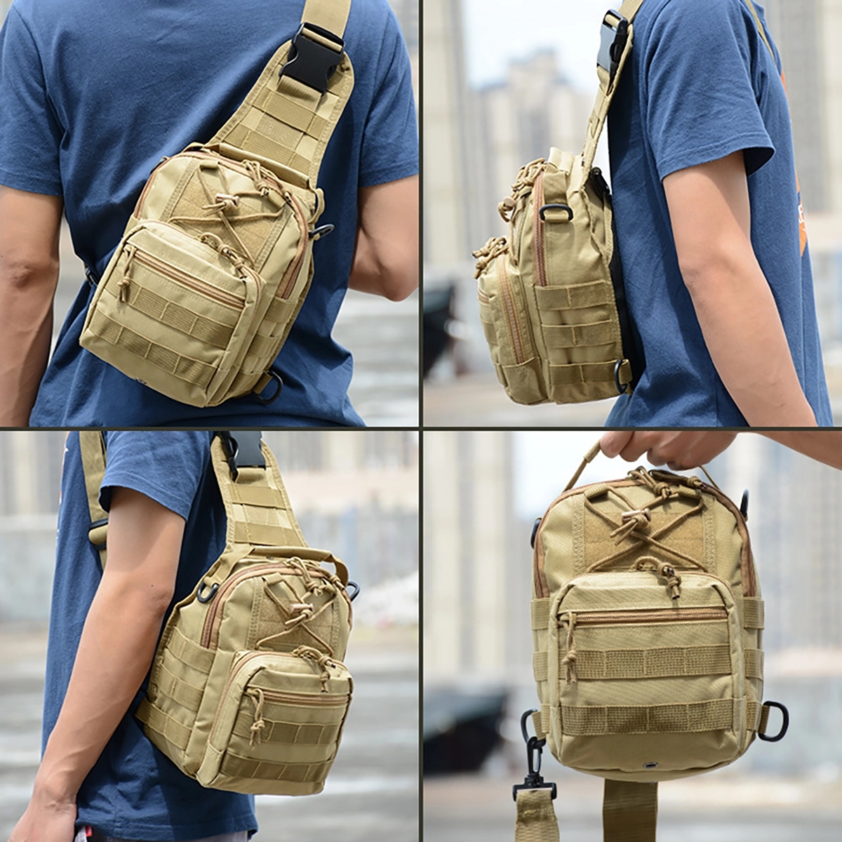 Outdoor Military Cross-body Molle Sling 4