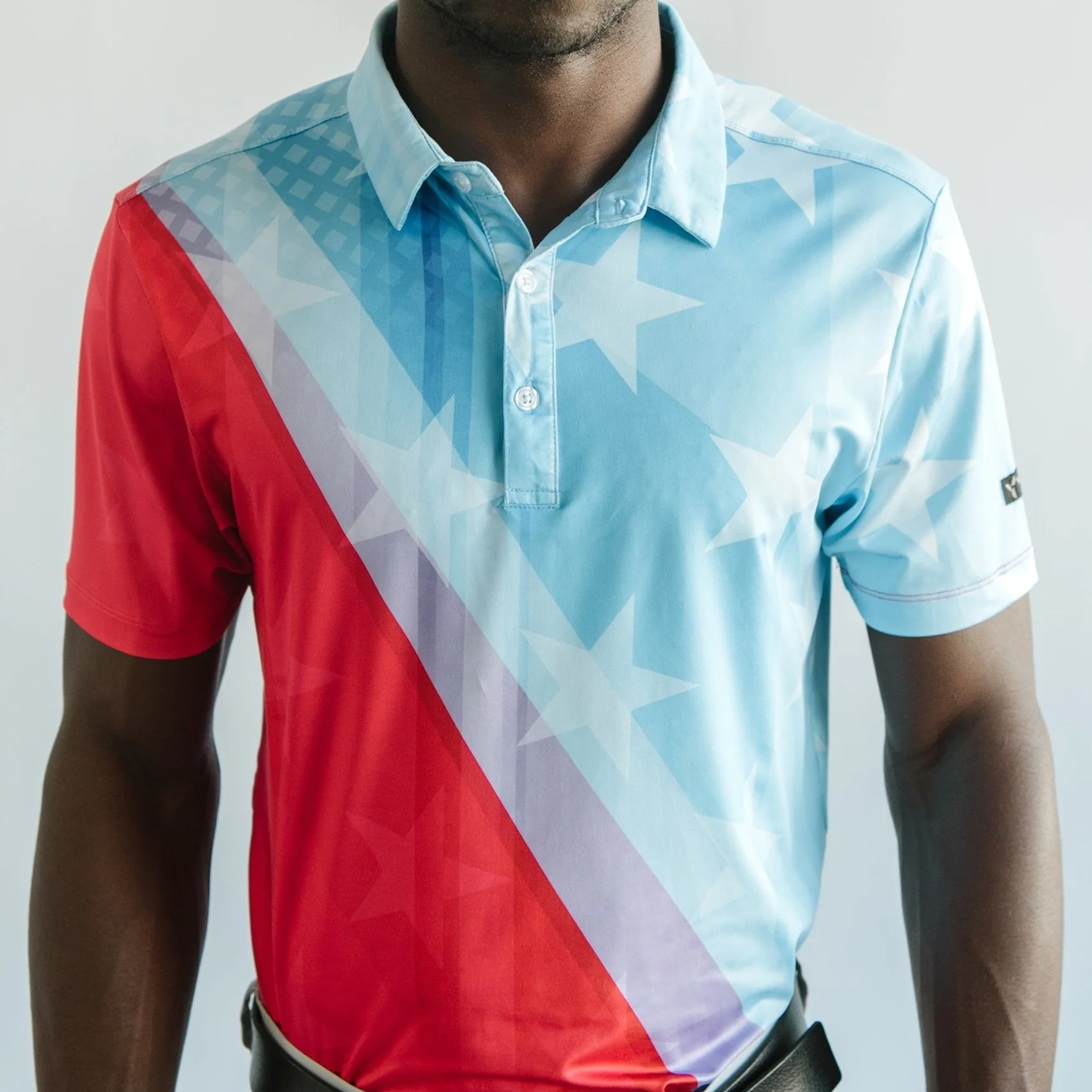YATTA Golf® Patriot Men's Polo Shirt, Srixon® Golf Balls & Pitchfix® Icon Divot Tool Gift Set 5