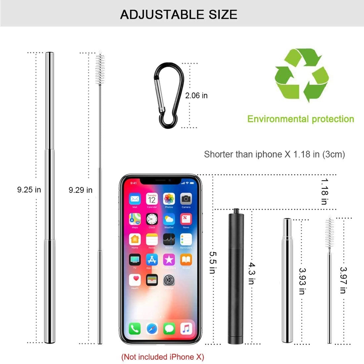 Reusable Stainless Steel Drinking Straws 5