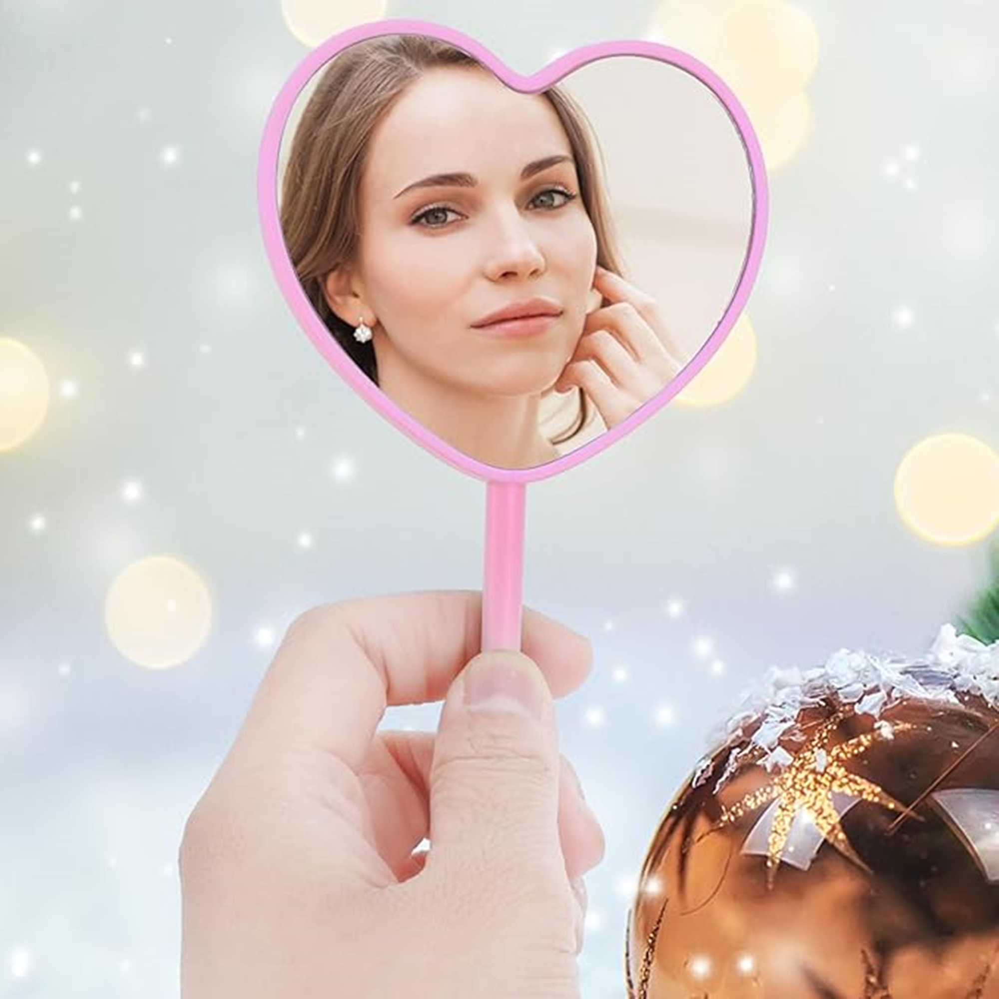 Heart-Shaped Mirrors With Handle 4
