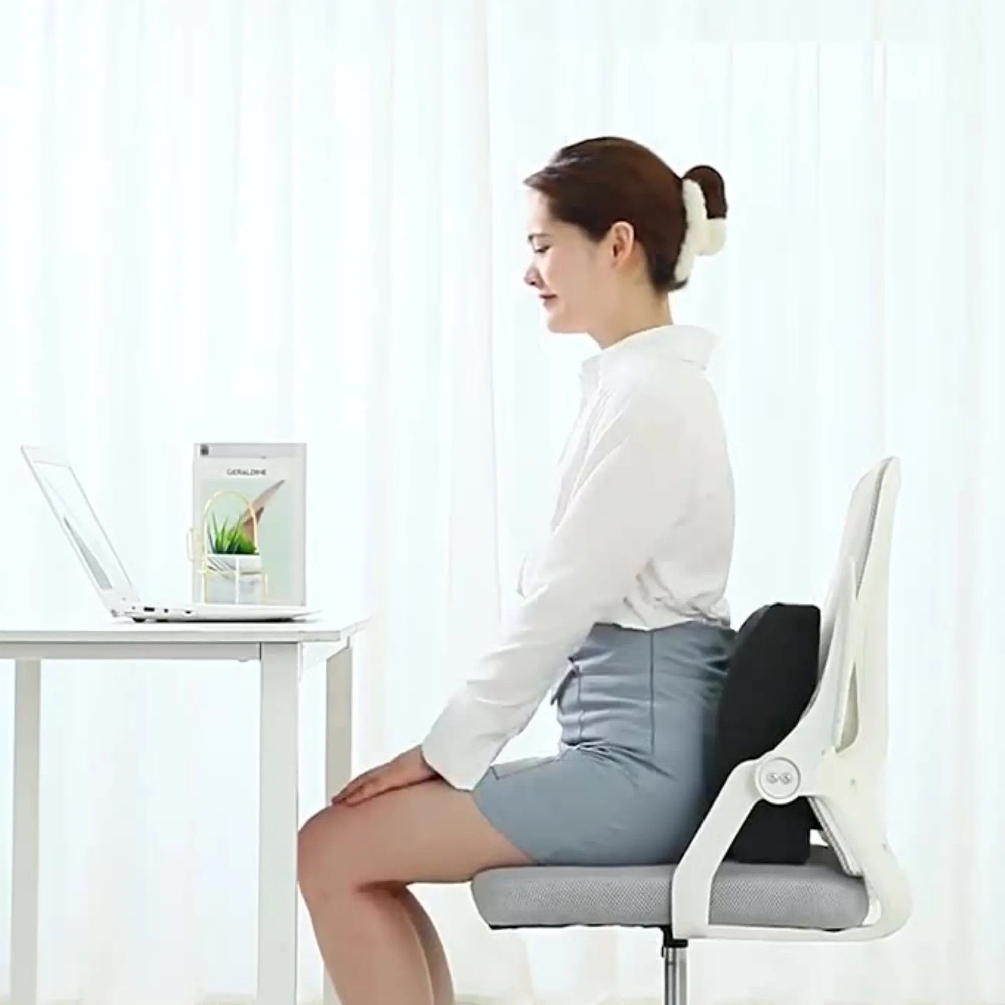 Support Back CushionLumbar Backrest Wedge Pillow 2