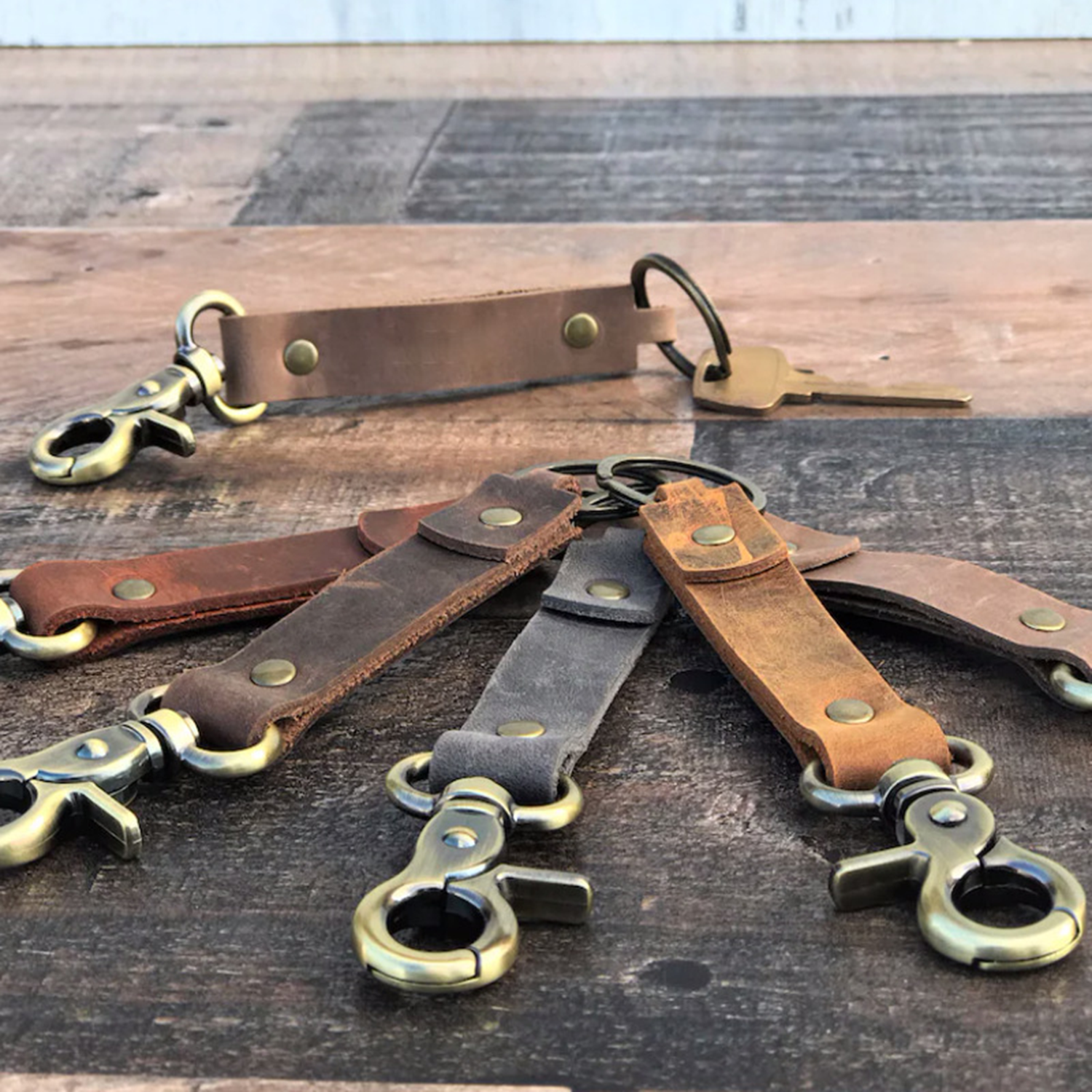 Leather Key Chain 1