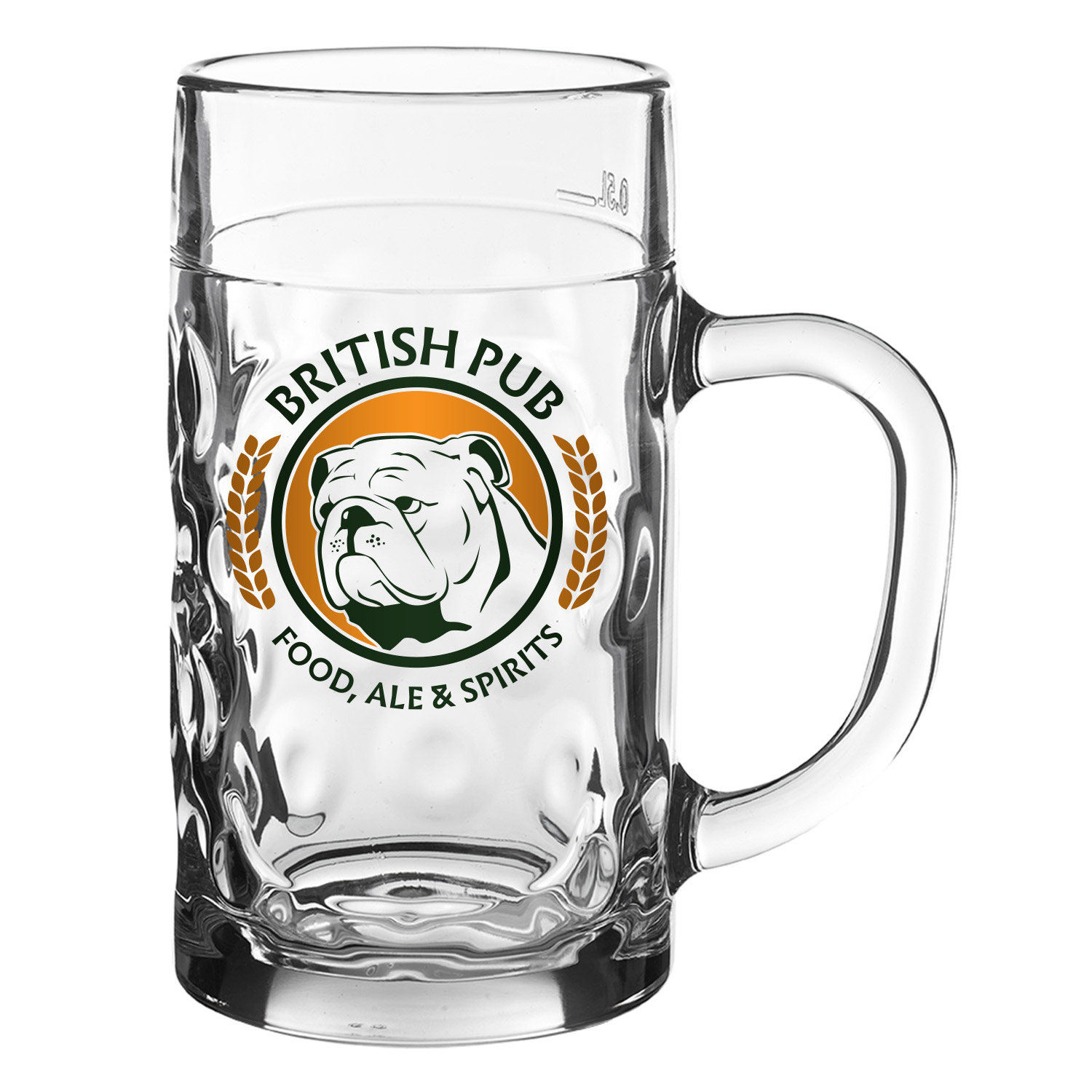 0.5 liter Libbey Munich Beer Stein (2 Color Imprint) 9