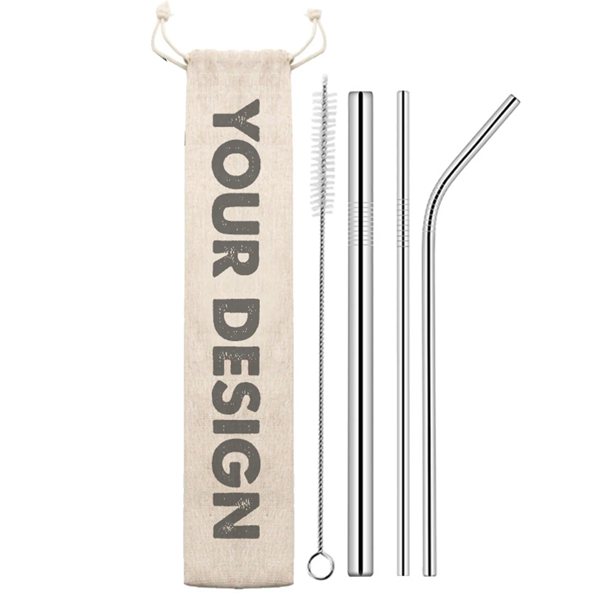 Eco-Friendly Stainless Steel Straw Kit 2