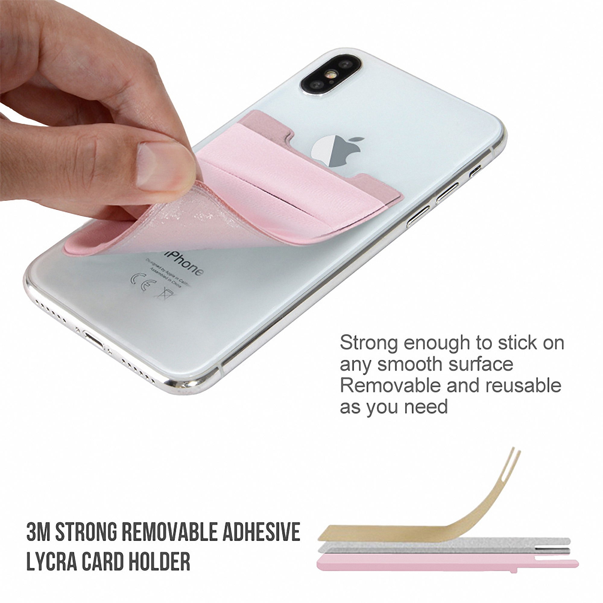 Double Pocket Phone Wallet with Stretch 2