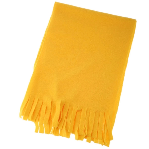 Polar Fleece Tassels Winter Scarf 12