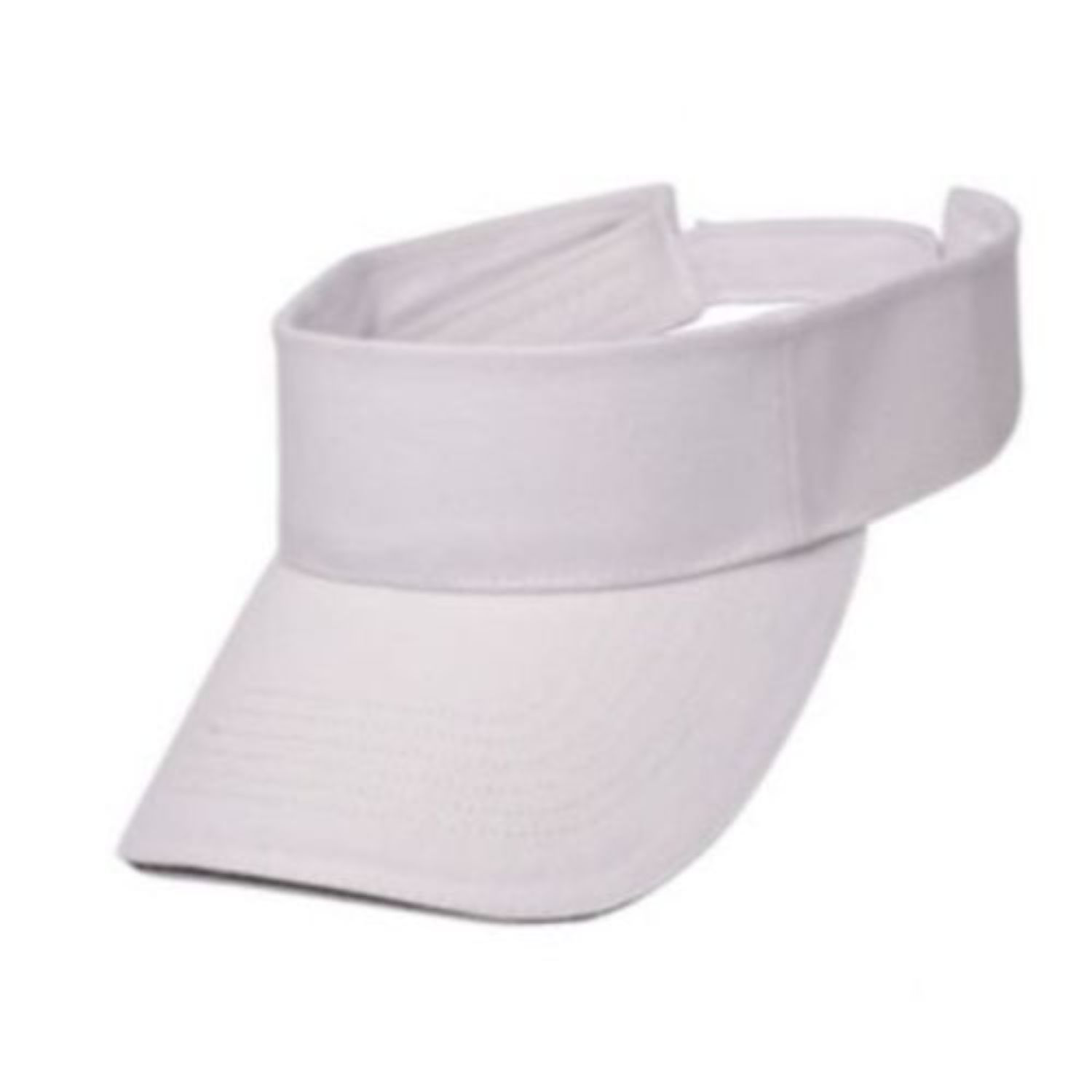 Classic Sandwich Visor w/ Custom Imprint Brushed Cotton Cap 3