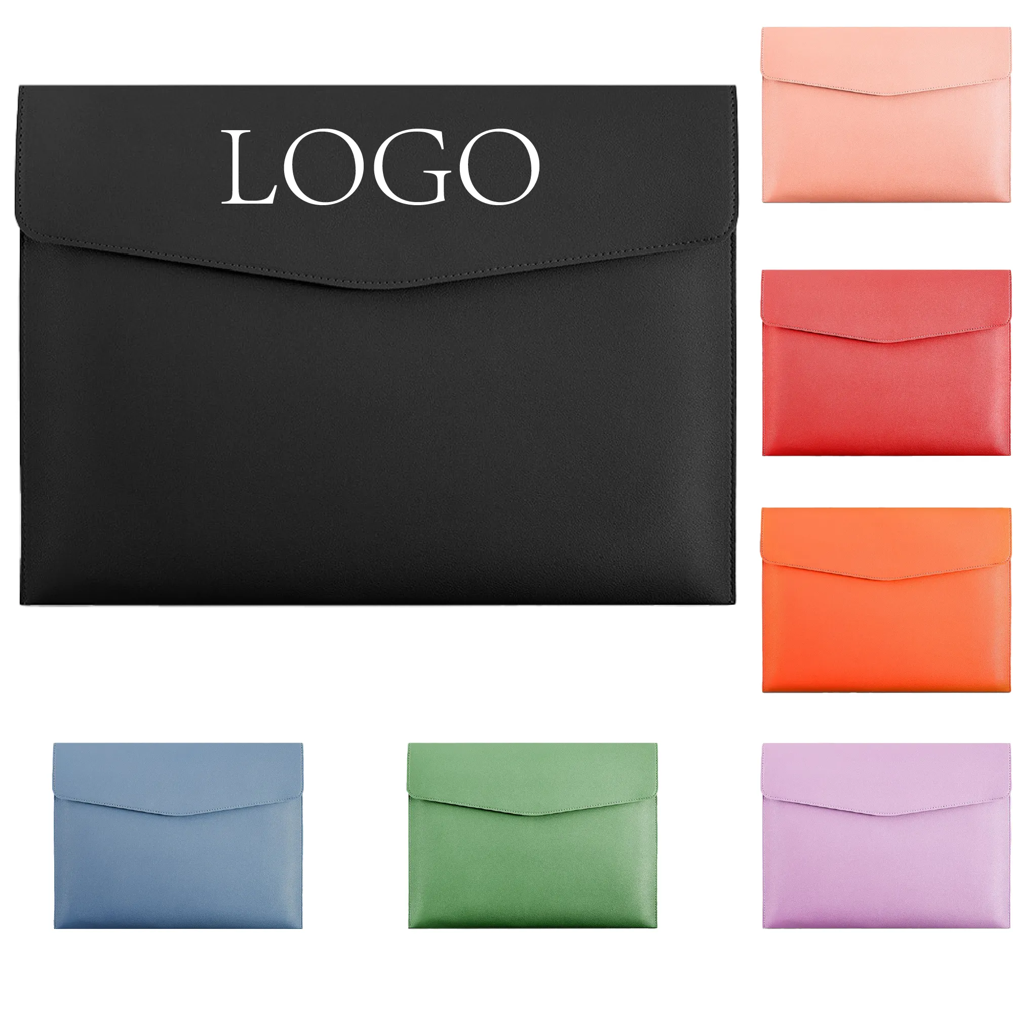 A4 leather document storage bag can be customized 4
