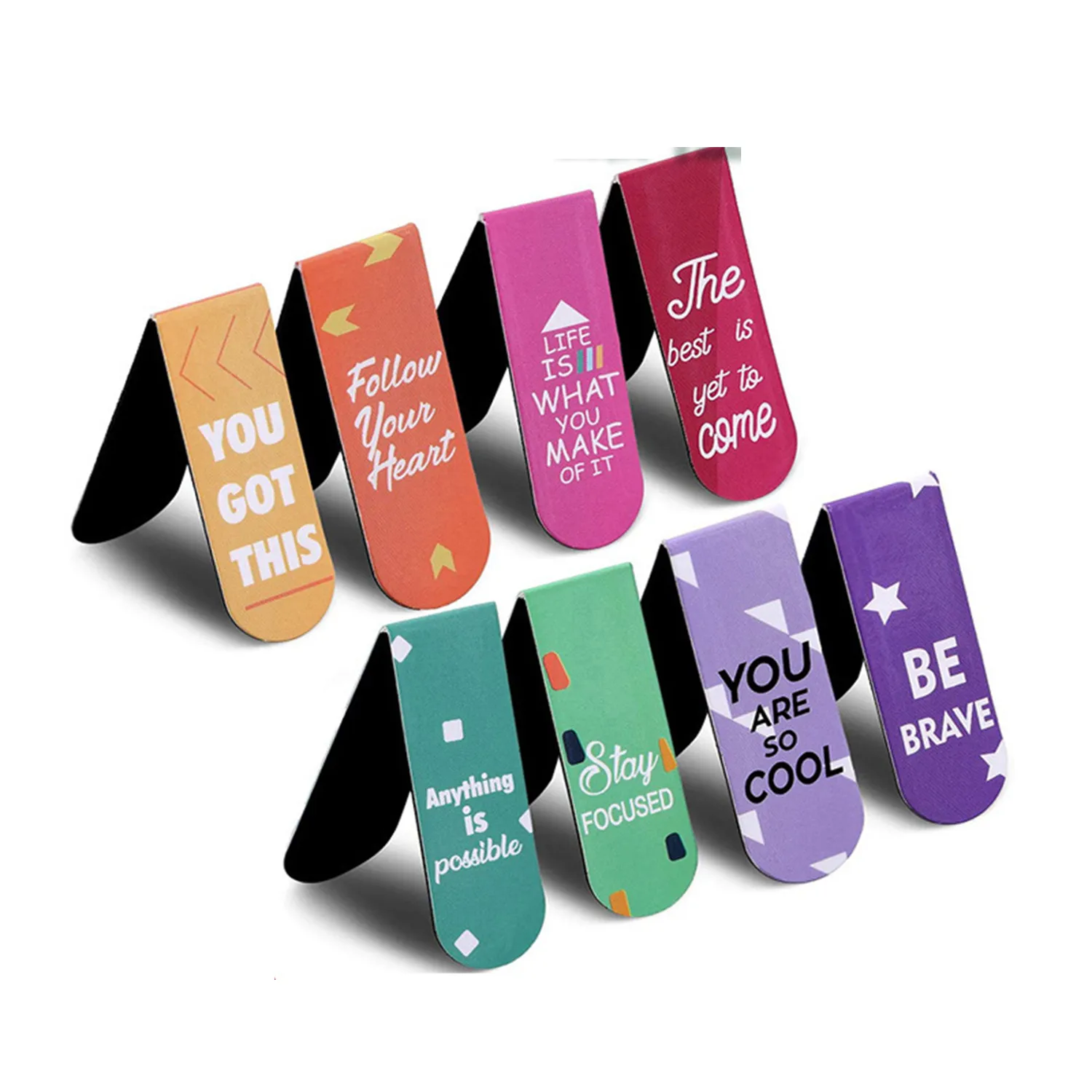 Colorful Folding Magnetic Bookmark 3